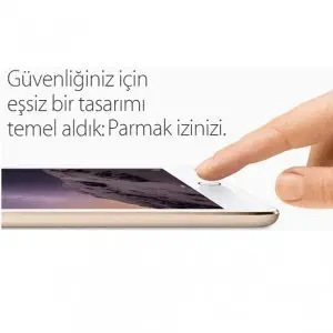 Apple iPad Air2 64GB Wi-Fi + Cellular 9.7″ Gümüş MGHY2TU/A Tablet