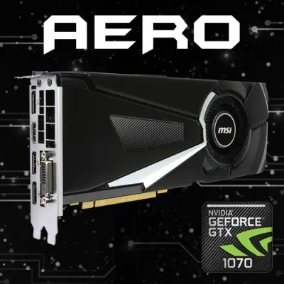 MSI GeForce GTX 1070 AERO 8G OC Ekran Kartı