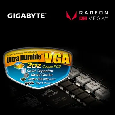 Gigabyte Radeon RX VEGA 56 GAMING OC 8G Gaming Ekran Kartı