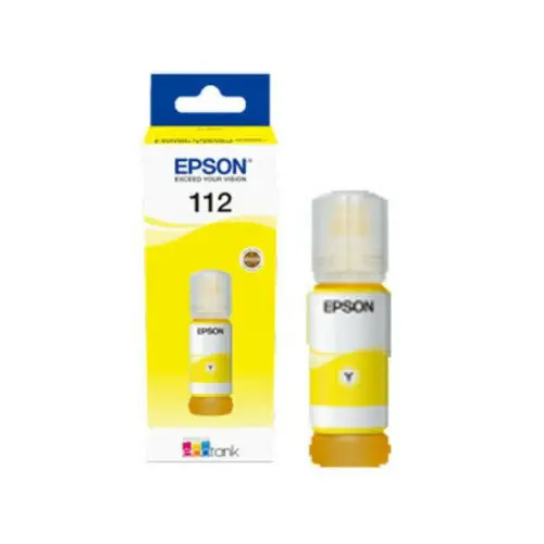 Epson 112 EcoTank Pigment Sarı Şişe Mürekkep Kartuşu - C13T06C44A