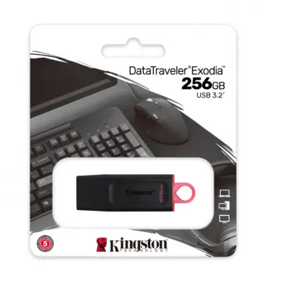 Kingston Data Traveler Exodia DTX/256GB Flash Bellek