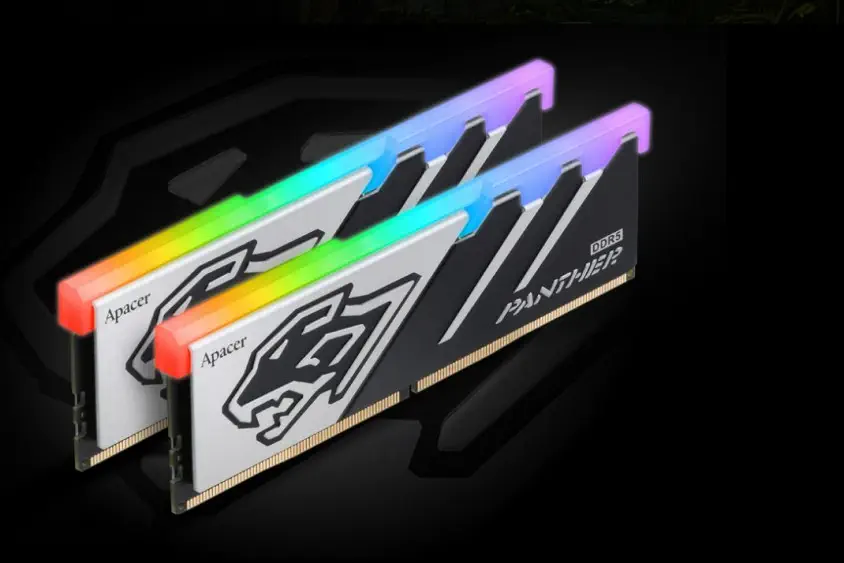 Apacer Panther RGB 16B (1x16GB) 5200MHz DDR5 Gaming Ram (AH5U16G52C5229BAA-1)