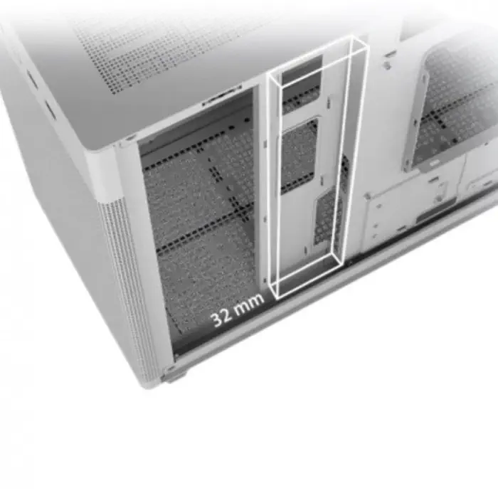 Asus Prime AP201 Temperli Cam Micro ATX Beyaz Bilgisayar Kasası