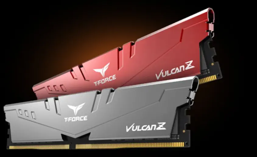 Team T-Force Vulcan Z Red 16GB(2x8GB) 3200Mhz DDR4 Gaming Ram (TLZRD416G3200HC16FDC01)