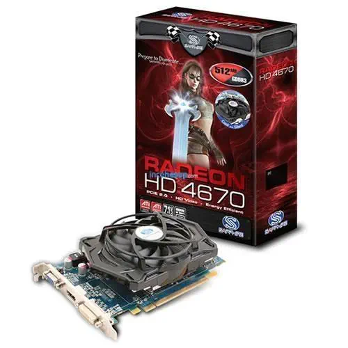 SAPPHIRE ATI HD4670 (128bit) 512MB DDR3 AVIVO 16X