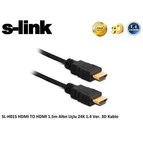 Altın Uçlu HDMI Kablo 1.4v 1,5M