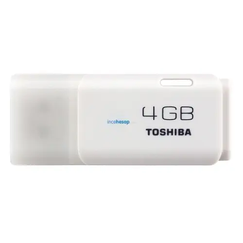 Toshiba 4 GB USB 2.0 Hayabusa Beyaz