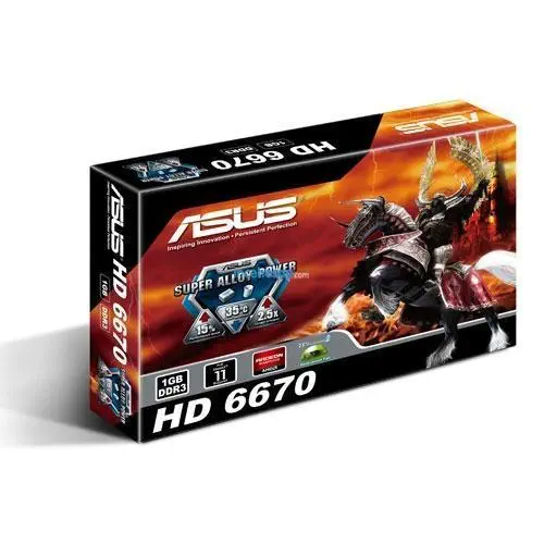 ASUS HD6670 2GB 128Bit DDR3 DVI/HDMI 16x