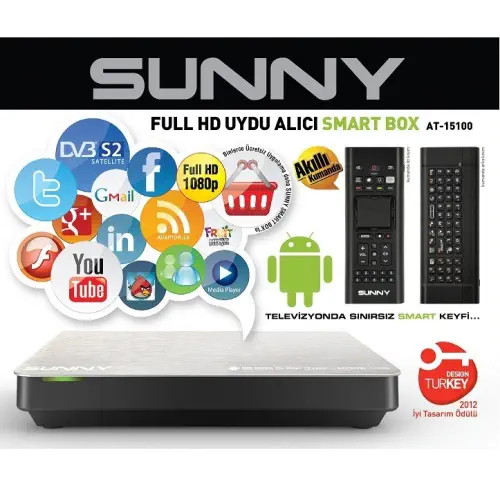 Sunny AT-15100 Full Hd Uydu Alıcısı