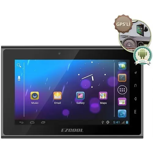 Ezcool Smart GP7 8GB DualCam GPS 7″ Tablet + 7 Hediye