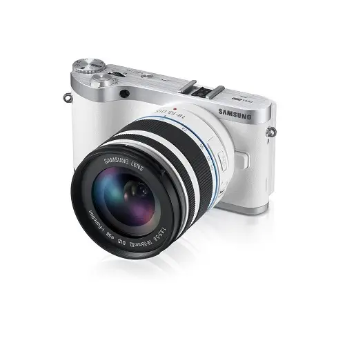 Samsung NX300 18-55mm Lens SLR Fotoğraf Makinesi Wi-Fi Beyaz