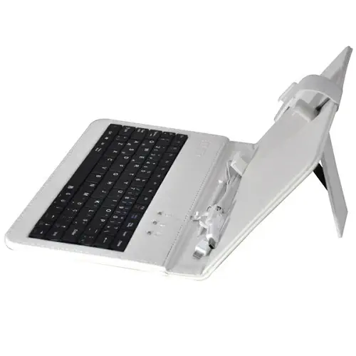 Hiper TK-107 Universal Tablet Klavyesi + Kılıf/Çanta 7″ (Beyaz)