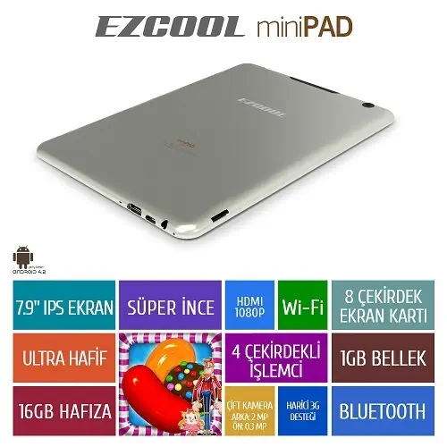 Ezcool miniPAD 16GB Quad Core 7.9″ IPS Tablet 