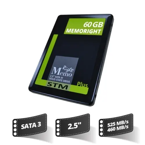 Memoright  60 Gb Stm Plus Sata3 Senkr SSD (525/460)
