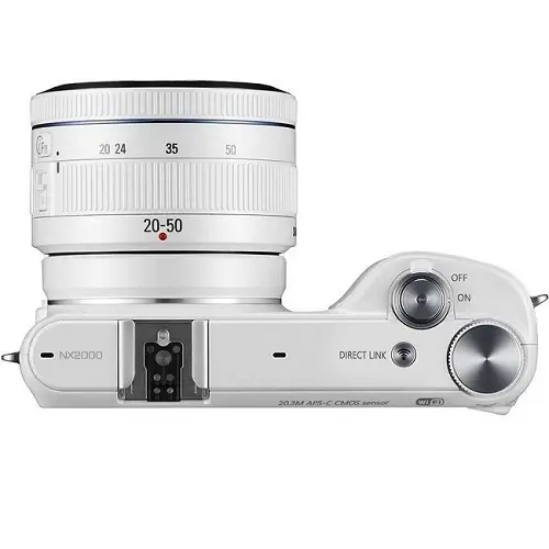 Samsung NX2000 Dijital Fotoğraf Makinesi Beyaz(ÇANTA+4GB SDC KART HEDİYELİ)