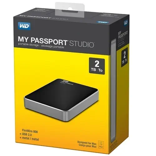 WD 2 Tb 2.5″ My Passport Studio USB2.0/Firewire