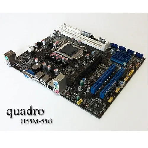 Quadro H55M-55G DDR3 S+V+GLAN 1156p 16x Anakart
