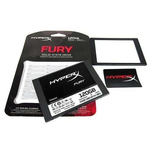 Kingston Hyperx Fury 120 GB 500/500MBs SSD Disk - SHFS37A/120G
