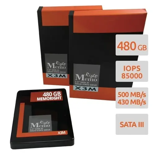Memoright 480 Gb X3M Sata3 Senkr SSD (500/430)