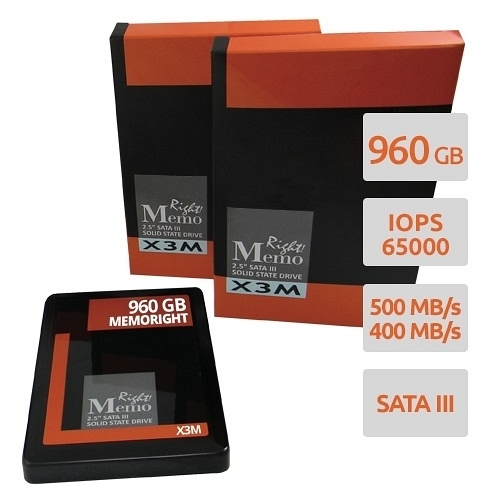 Memoright 960 Gb X3M Sata3 Senkr SSD (500/400)