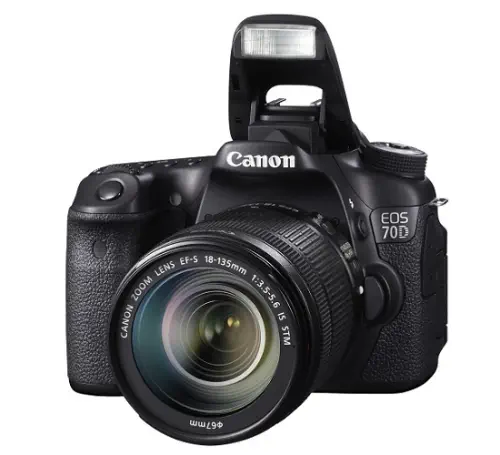 Canon Eos 70D 20.2 Mp 3.″ Lcd +18-135mm Stm Lens SLR Fotoğraf Makinası