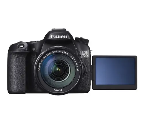 Canon Eos 70D 20.2 Mp 3.″ Lcd +18-135mm Stm Lens SLR Fotoğraf Makinası