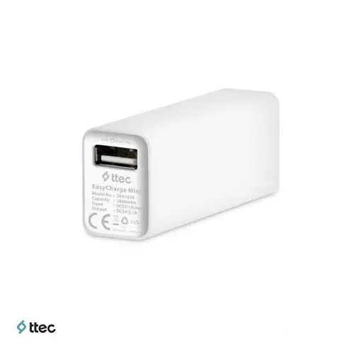 Ttec Easysharge Mini Taşınabilir Şarj Cihazı 2800mAH Beyaz