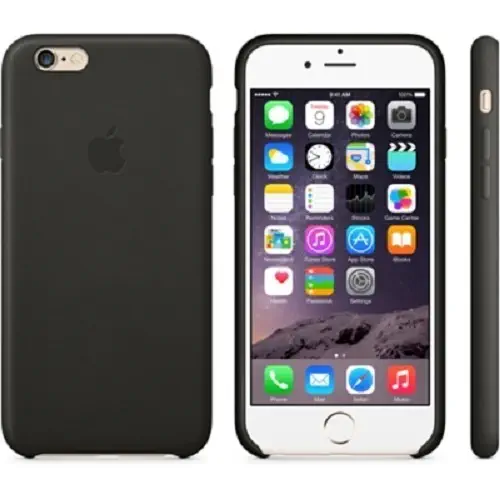 Apple iPhone 6 Deri Case Siyah (MGR62ZM/A)