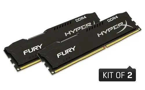 Kingston 16GB Fury Hyperx DDR4 2400MHz HX424C12SBK2/16 Ram 