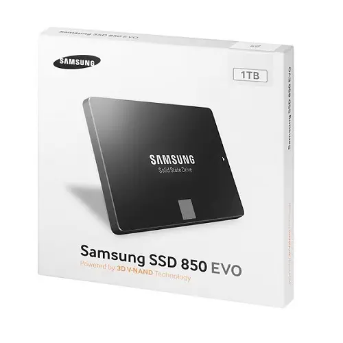 Samsung 850 Evo 1TB 2.5″ 540MB/520MB/s SSD Disk - MZ-75E1T0BW 
