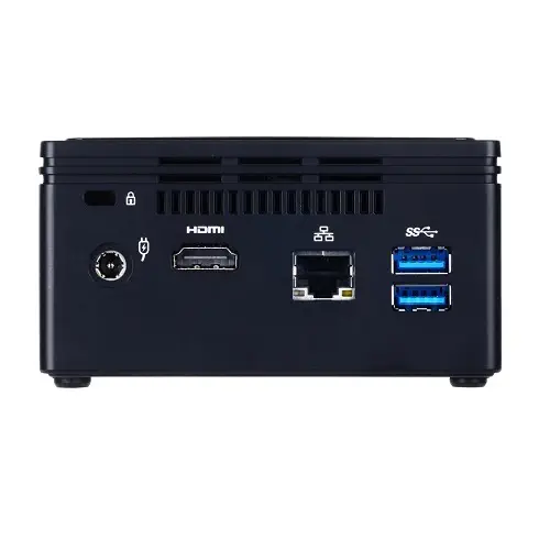 Gigabyte GB-BACE-3160 BRIX Celeron J3160 1.6GHz Quad Core Wi-Fi+BT VGA HDMI VESA Barebone Siyah Mini PC