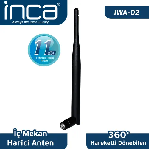 Inca IWA-02 11 Dbi Omni Directional Indoor Anten
