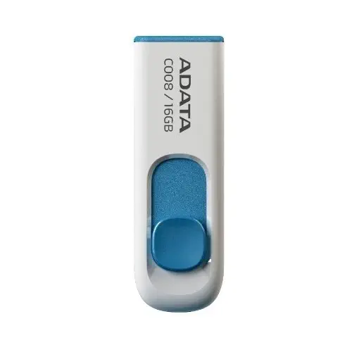 AData AC008-16G-RWE 16GB USB 2.0 Mavi Beyaz USB Bellek