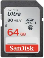 SanDisk 64GB Ultra SDXC UHS-I SDSDUNC-064G-GN6IN Class 10 SD Bellek Kartı