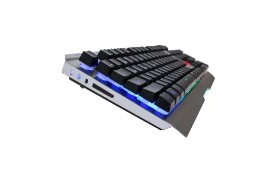 Hiper Mythos V30 Gaming Klavye/Mouse SET Mekanik Hisli Metal Kasa Rainbow Aydınlatma 19 Anti-Ghosting Keys Double Injection Keycaps / 3200DPI 4 Farklı DPI Ayarı 4 Farklı LED Rengi