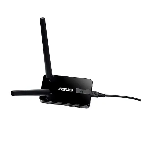Asus USB-N14 300mbps 2x5dbi Antenli Yüksek Çekim USB Adaptör