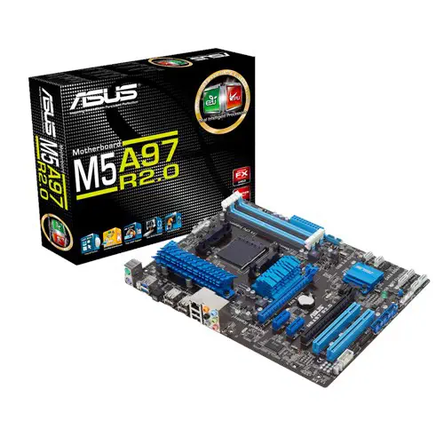 Asus M5A97 R2.0 AMD 970/SB950 Soket AM3+ DDR3 2133(O.C.)MHz ATX Anakart