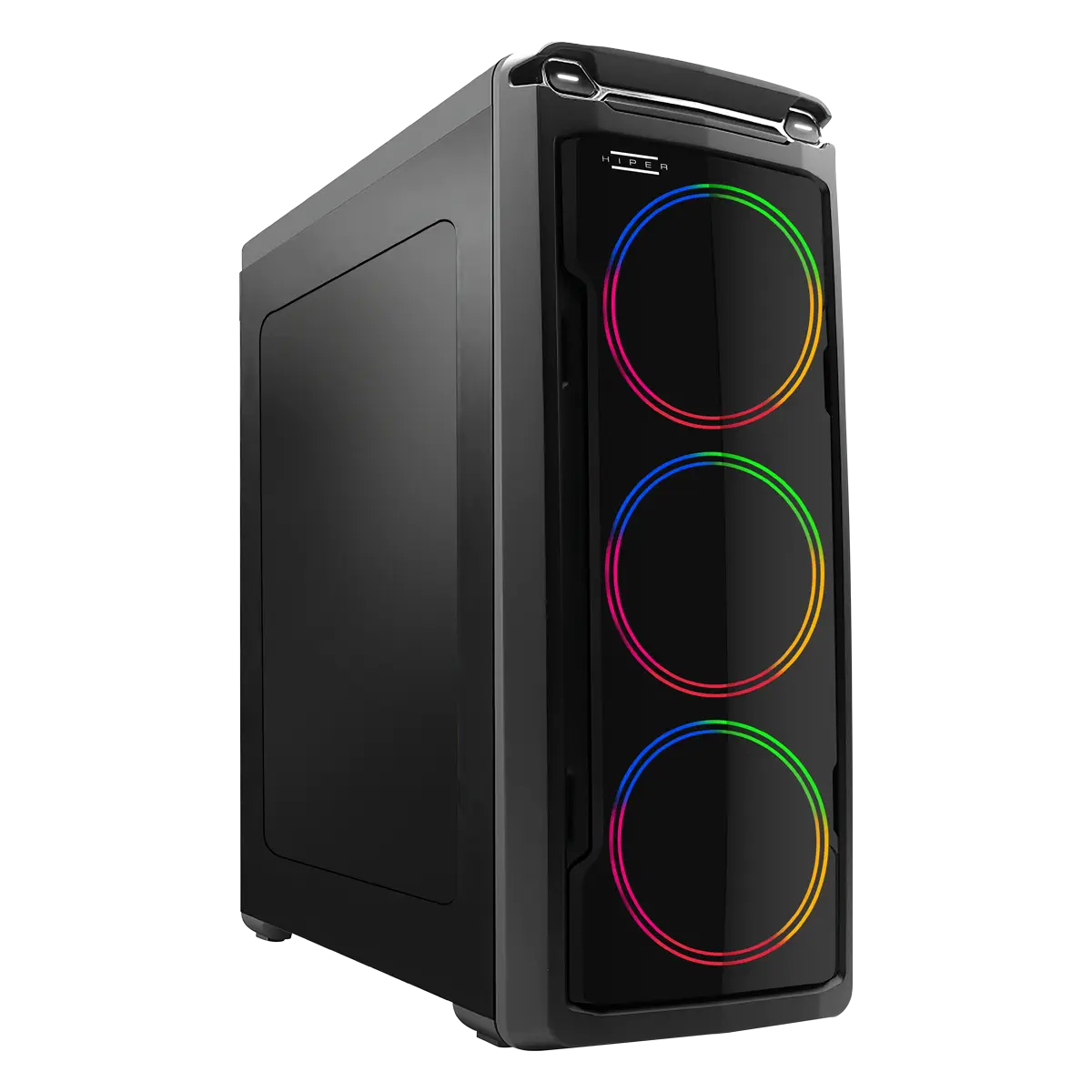 Hiper Harmony 3x120mm Rainbow Led Fan Pencereli Mid-Tower Gaming (Oyuncu) Kasa