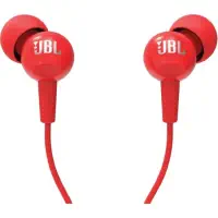 JBL C100SI Kırmızı Mikrofonlu Kulak İçi Kulaklık 