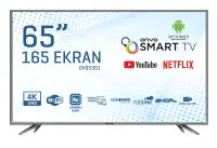 Onvo OV65351 65 inç 165 Ekran Dahili Uydu Alıcılı Ultra HD Android Smart LED TV