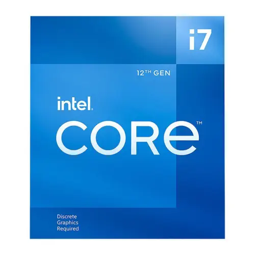 Intel Core i7-12700F 2.10GHz (Max. 4.90GHz) 12 Çekirdek 25MB L3 Önbellek Soket 1700 İşlemci