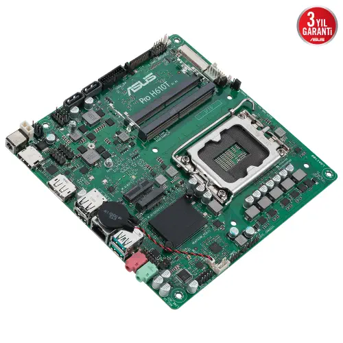Asus Pro H610T-CSM LGA1700 DDR5 5600Mhz Mını-ITX Anakart