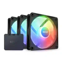 NZXT F120RGB Core RF-C12TF-B1 Üçlü Siyah Kasa Fanı