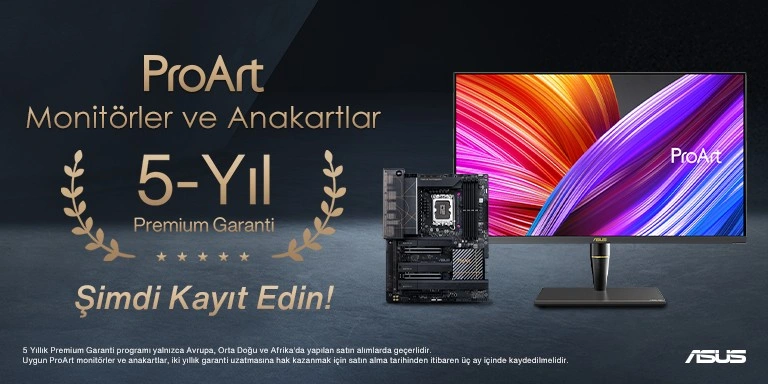 Asus ProArt Monitör ve Anakart Modelleri