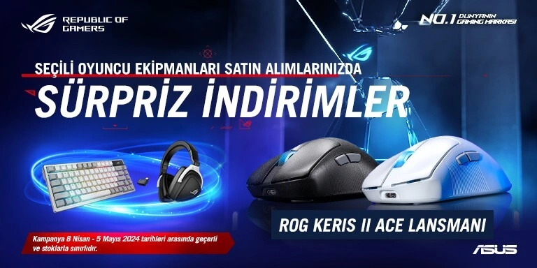 Asus Ekipmanlarda Sürpriz İndirimler