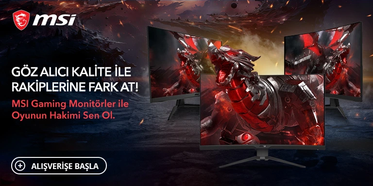 MSI Gaming Monitörlerle Oyunun Hakimi Sen Ol