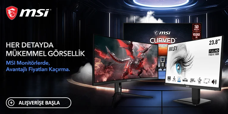 MSI Monitörlerde Her Detayda Mükemmel Görsellik