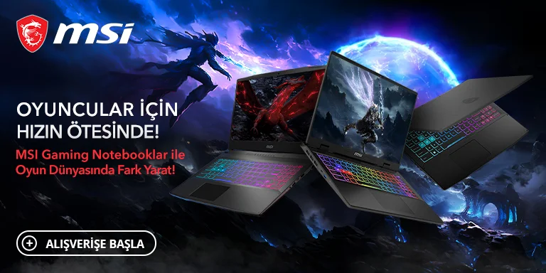 MSI Notebook Oyuncular İçin Hızın Ötesinde