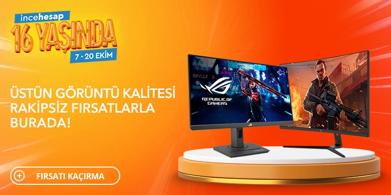 Monitörlerde 16. Yıl İndirimleri