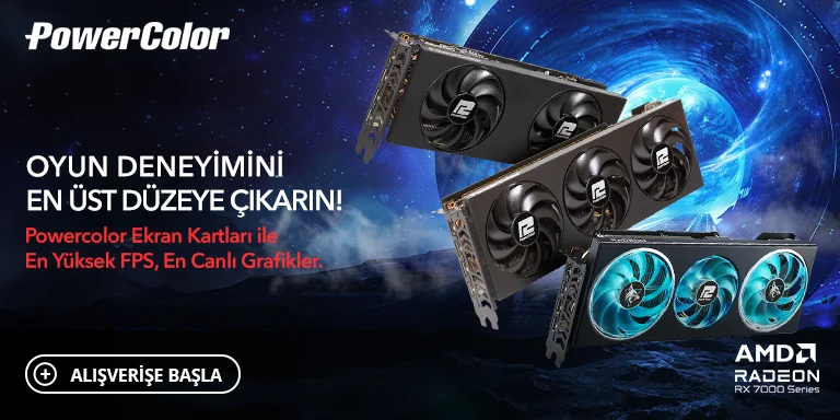 PowerColor Ekran Kartlarında Avantajlı Fiyatlar